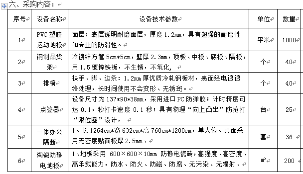 澳门新葡官网88832015年体育维持费结余资金体育器材购置项目 招标公告