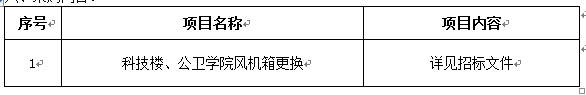 澳门新葡官网8883科技楼、公卫学院风机箱更换项目二次招标公告